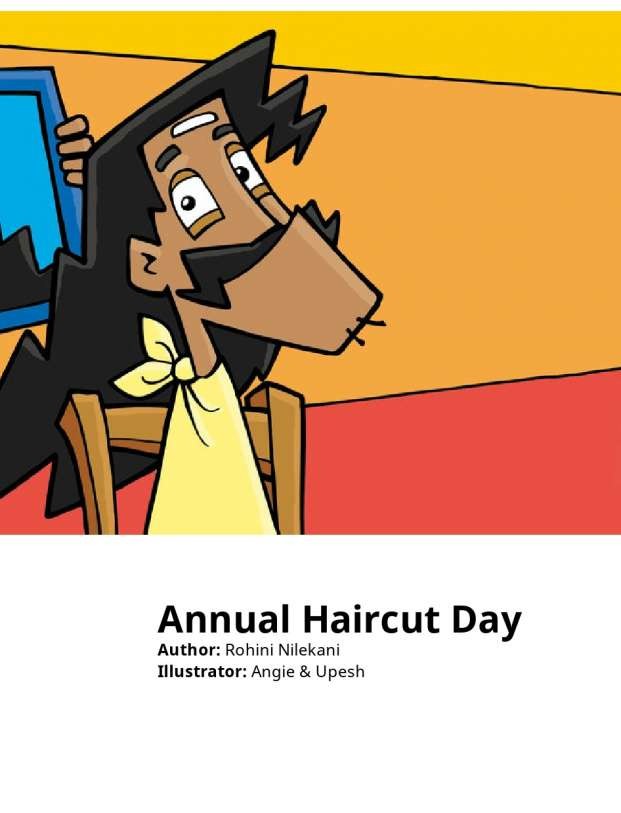 ⁣Annual Haircut Day